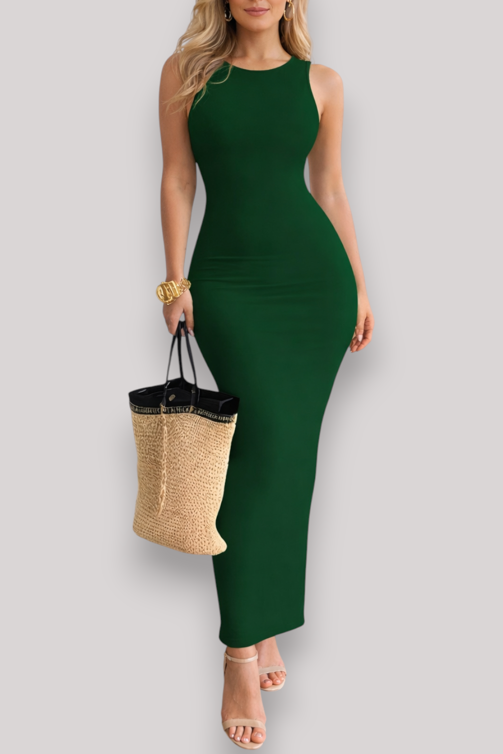 The Camilla Sleeveless Midi Dress Summer Casual Daywear