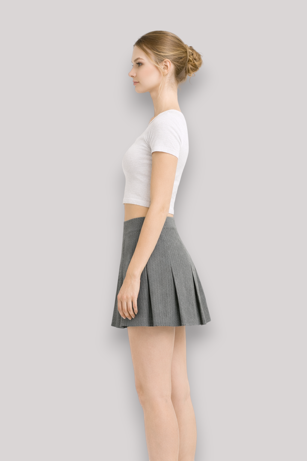 The Catrin Women's Pleated Mini Skirt