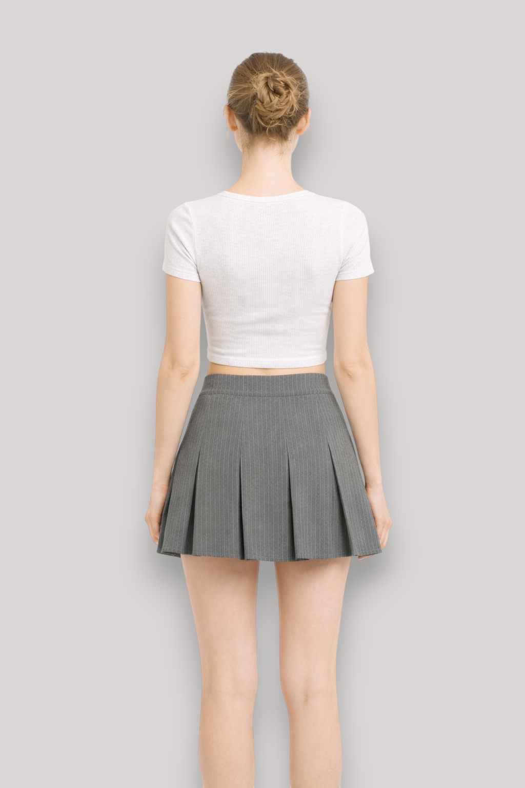 The Catrin Women's Pleated Mini Skirt
