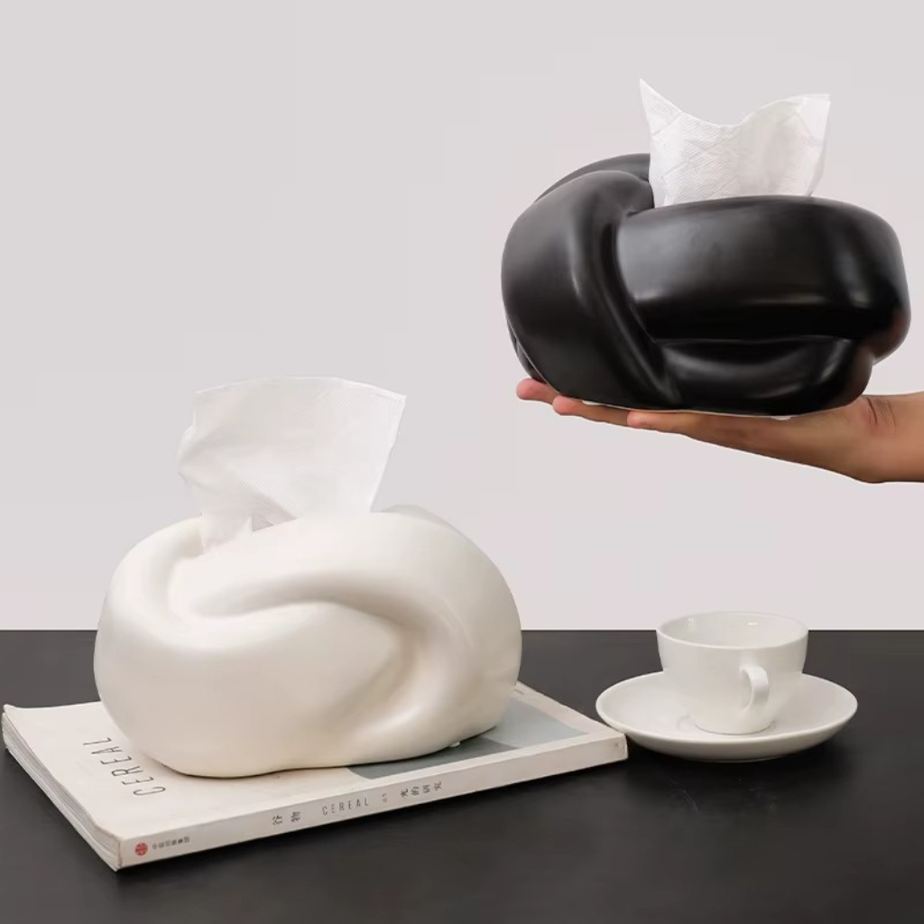 The Ceravelle Ceramic Decorative Tissue Box Holder