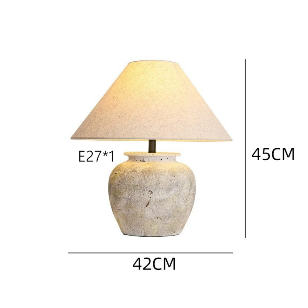 The Ceravelle Wabi Sabi Ceramic Table Lamp