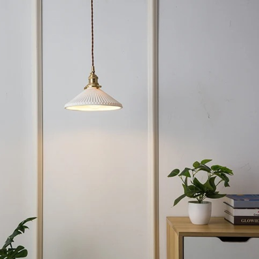 The Cerora Nordic Ceramic Pendant Light