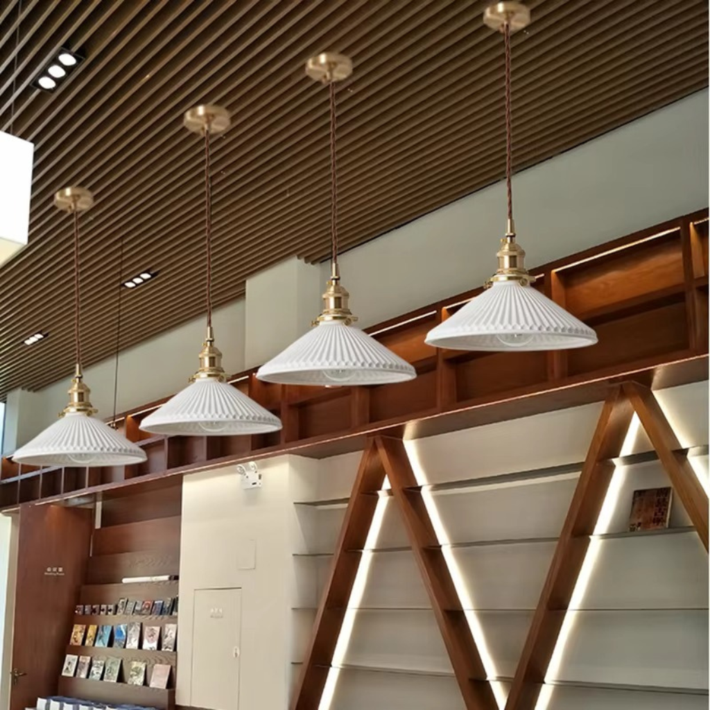 The Cerora Nordic Ceramic Pendant Light