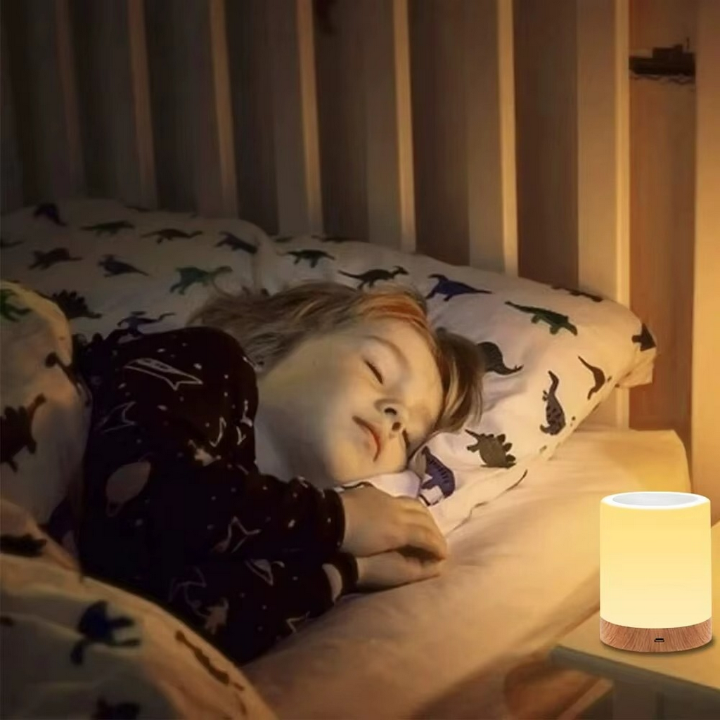 The Chromelle RGB Touch Bedside Lamp with Remote Control