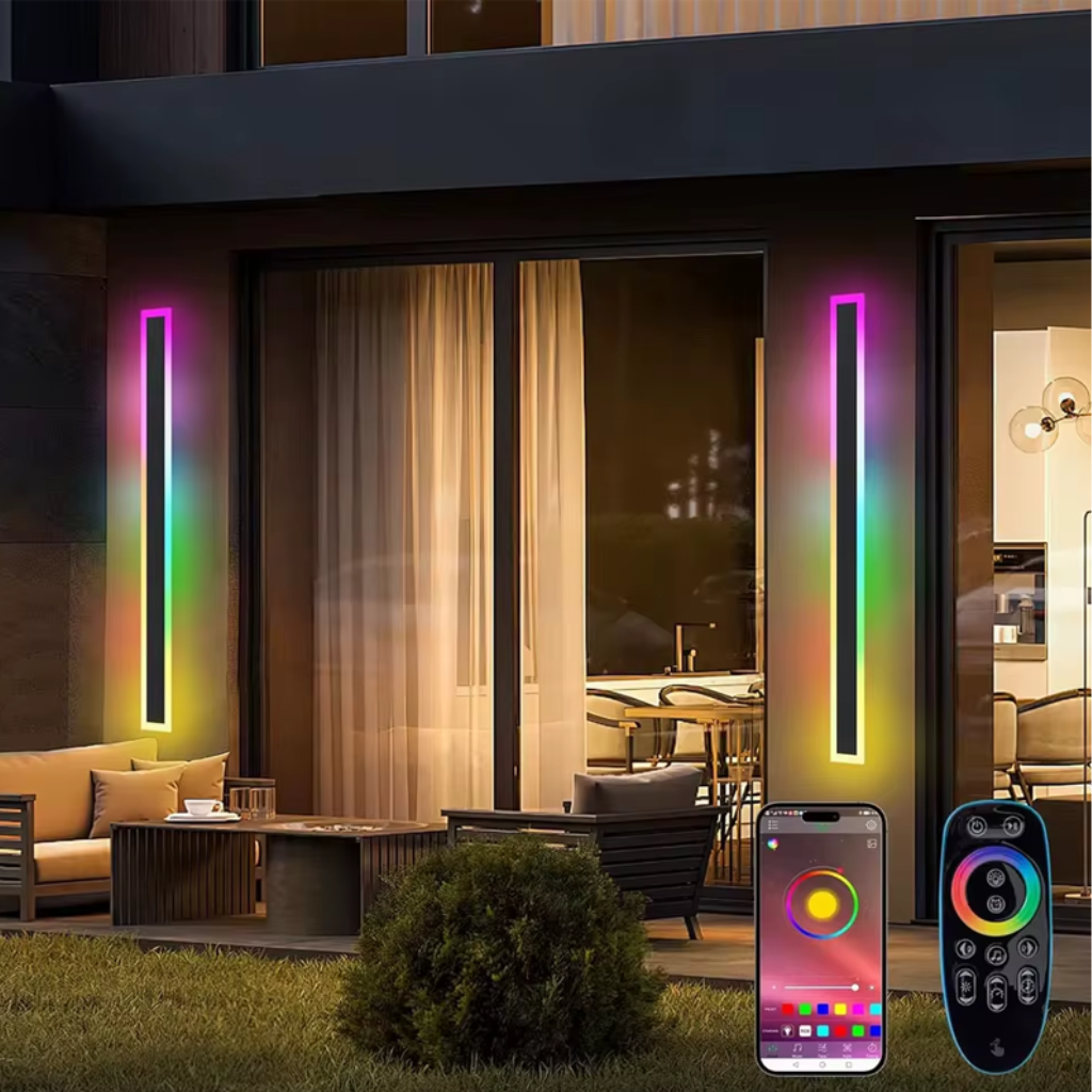 The Chromora Remote RGB LED Wall Light
