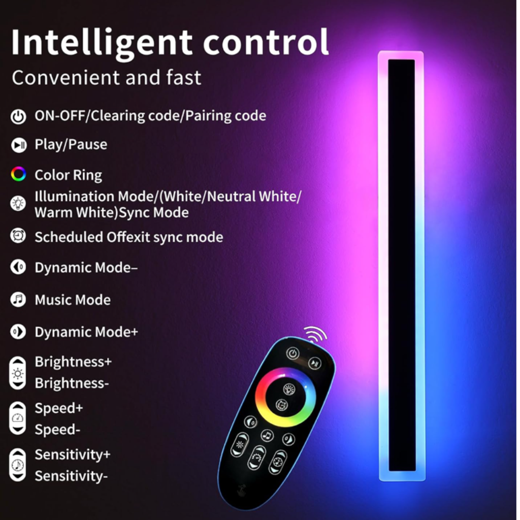 The Chromora Remote RGB LED Wall Light