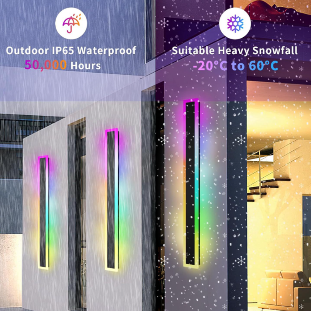 The Chromora Remote RGB LED Wall Light