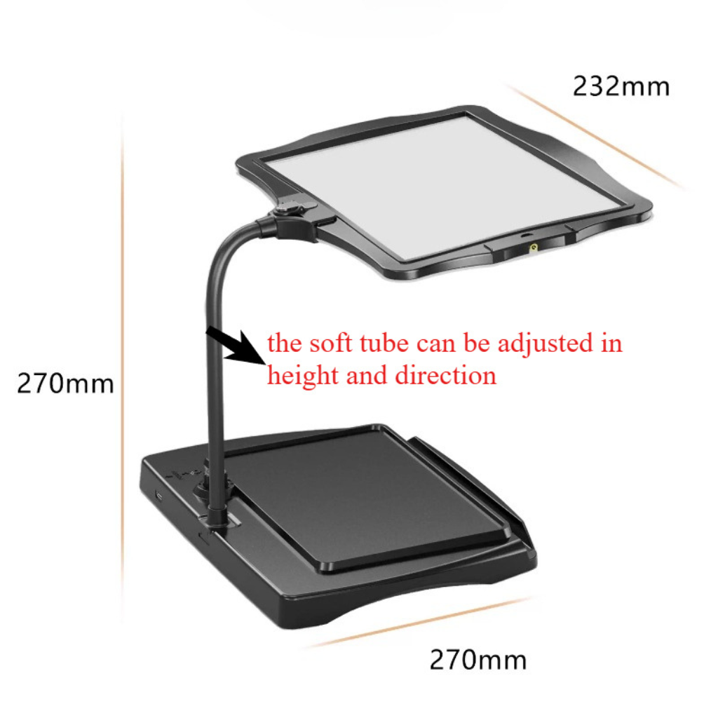 The Clarivor 20x LED Desktop Magnifying Lamp