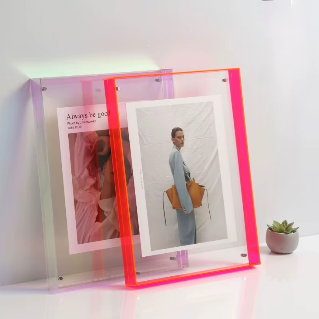 The Clearvue Modern Acrylic Photo Frame