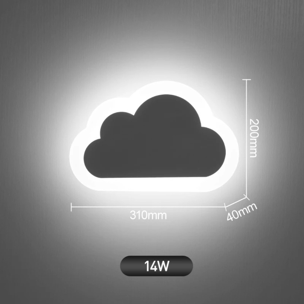 The Cloudora Cloud LED Wall Lamp