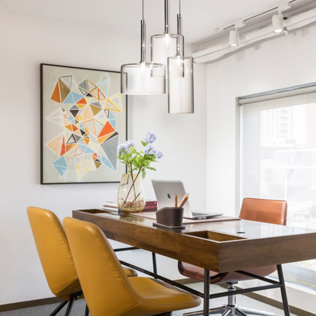 The Colorelle Nordic Glass LED Pendant Light