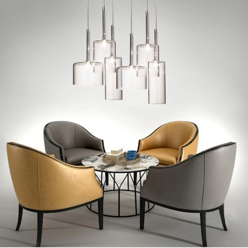 The Colorelle Nordic Glass LED Pendant Light