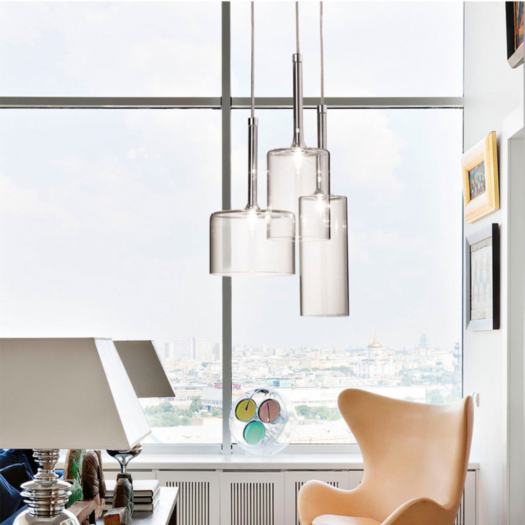 The Colorelle Nordic Glass LED Pendant Light