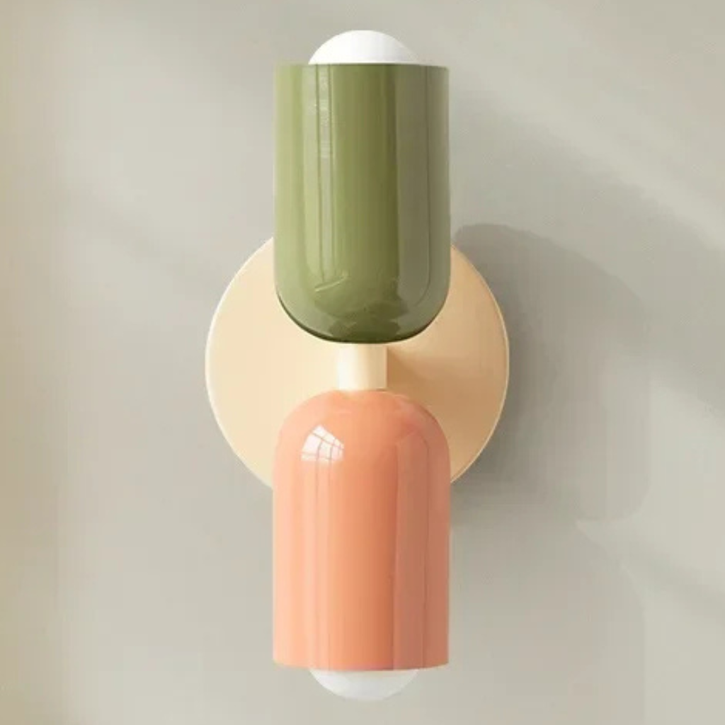 The Colosta Macaron Colourful LED Wall Light