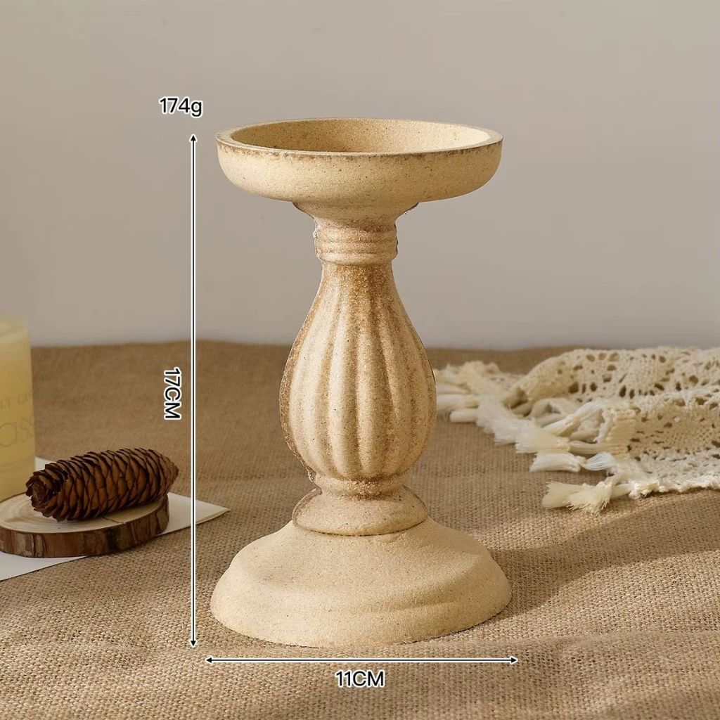 The Colvix Roman Column Candlestick Holder