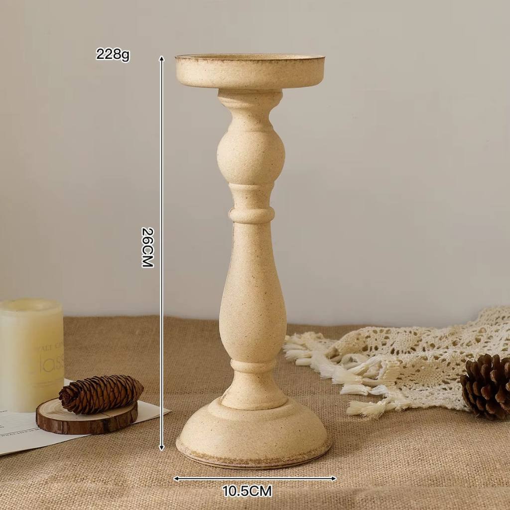 The Colvix Roman Column Candlestick Holder