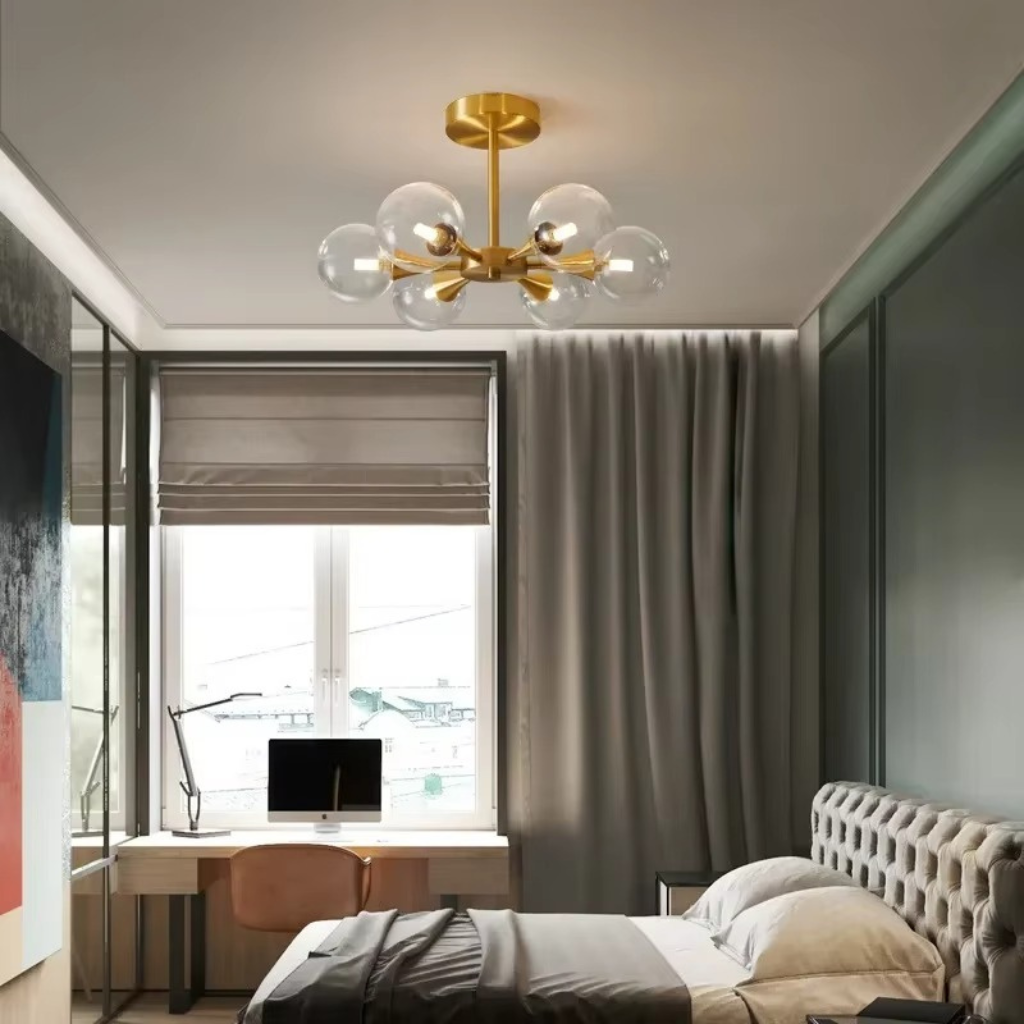 The Copora Nordic Glass Ball Chandelier