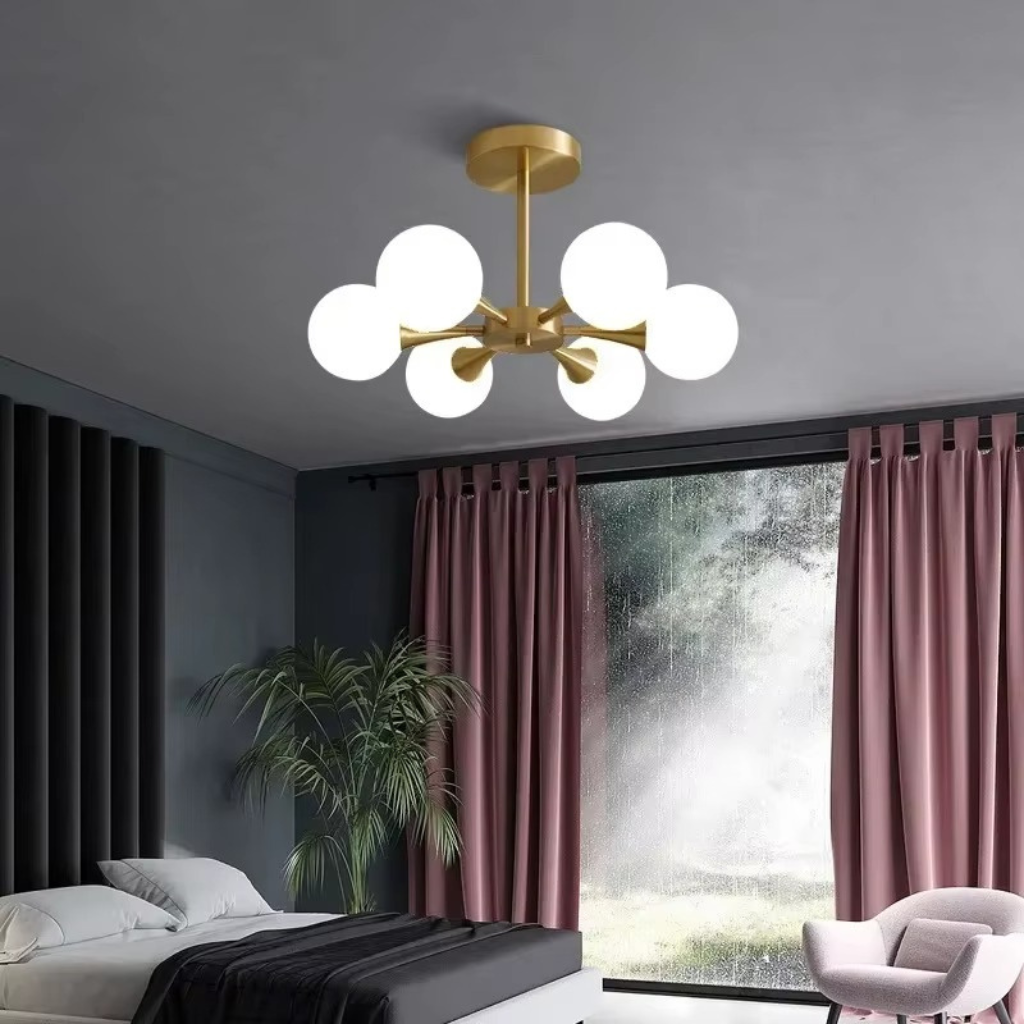 The Copora Nordic Glass Ball Chandelier