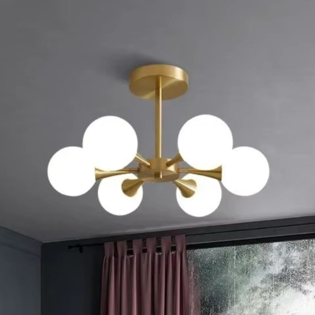 The Copora Nordic Glass Ball Chandelier
