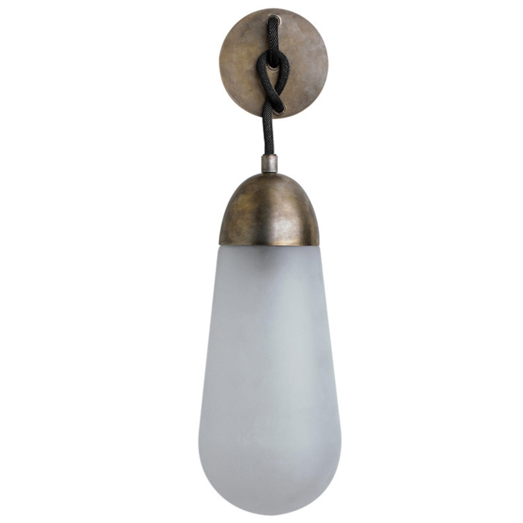The Coppelle Modern Copper Glass LED Wall Light