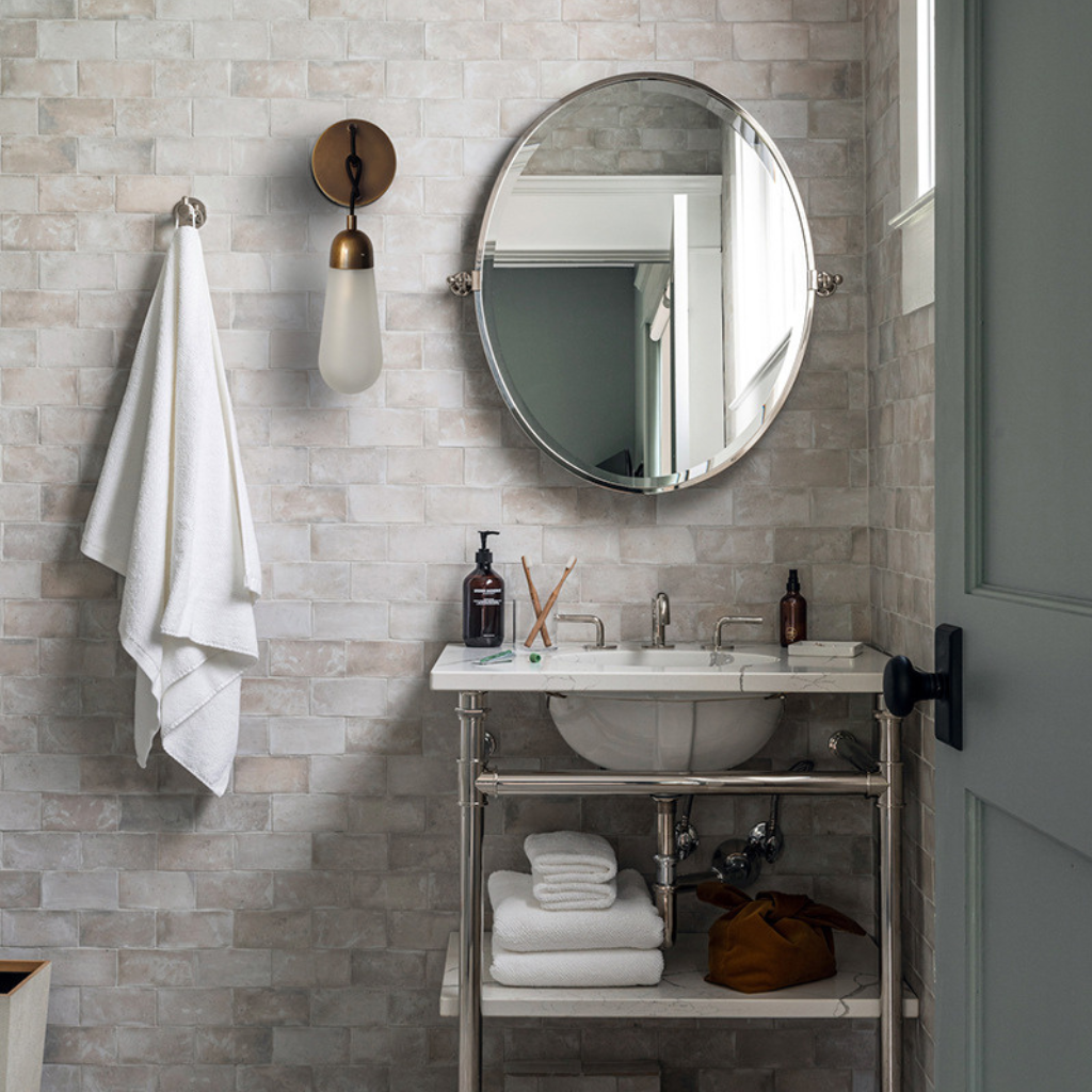The Coppelle Modern Copper Glass LED Wall Light