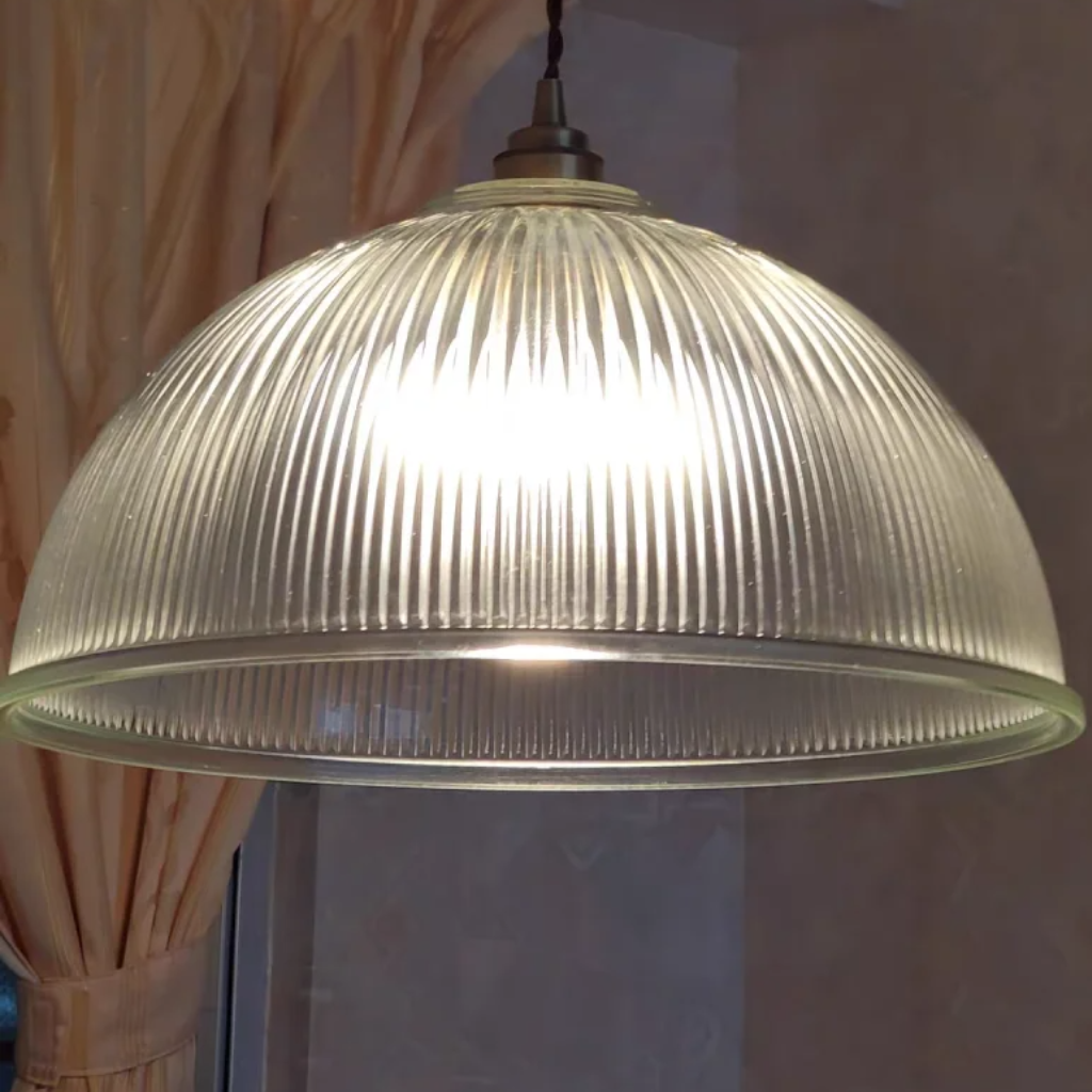 The Coprix Copper Glass Pendant LED Lamp