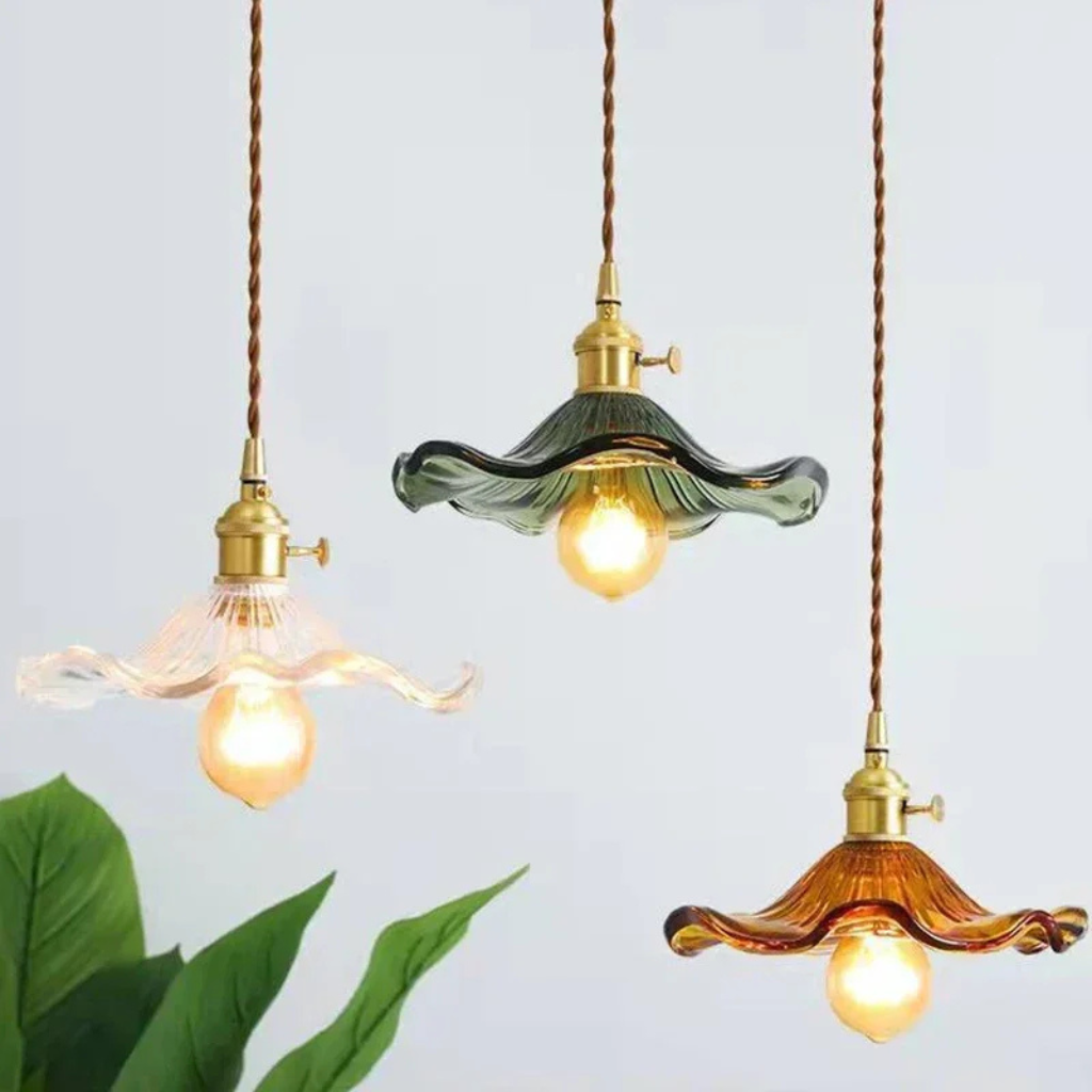 The Coravelle Nordic Colourful Glass LED Pendant Light