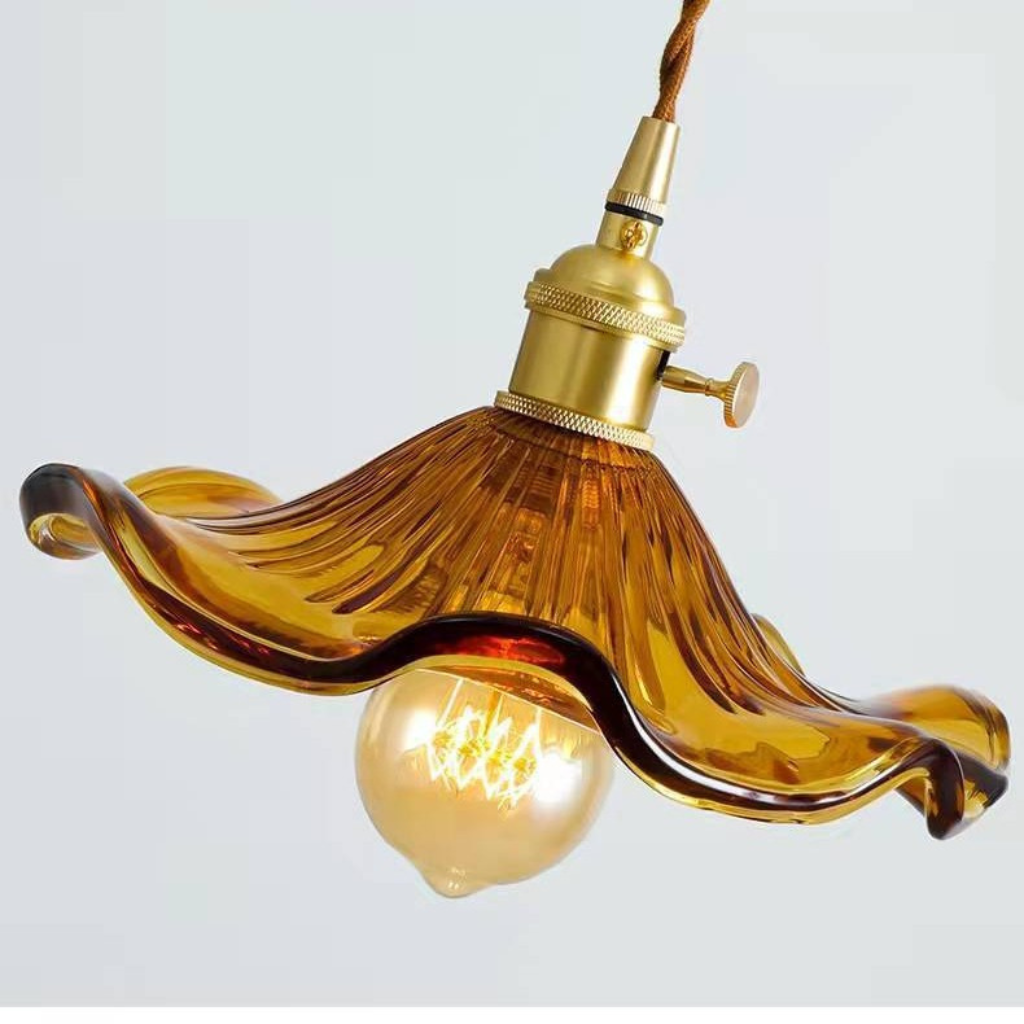 The Coravelle Nordic Colourful Glass LED Pendant Light