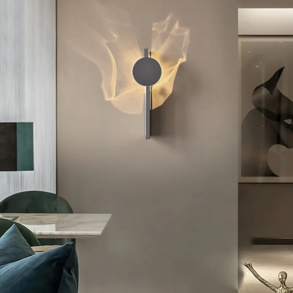 The Corrava Rotatable Corrugated LED Wall Lamp