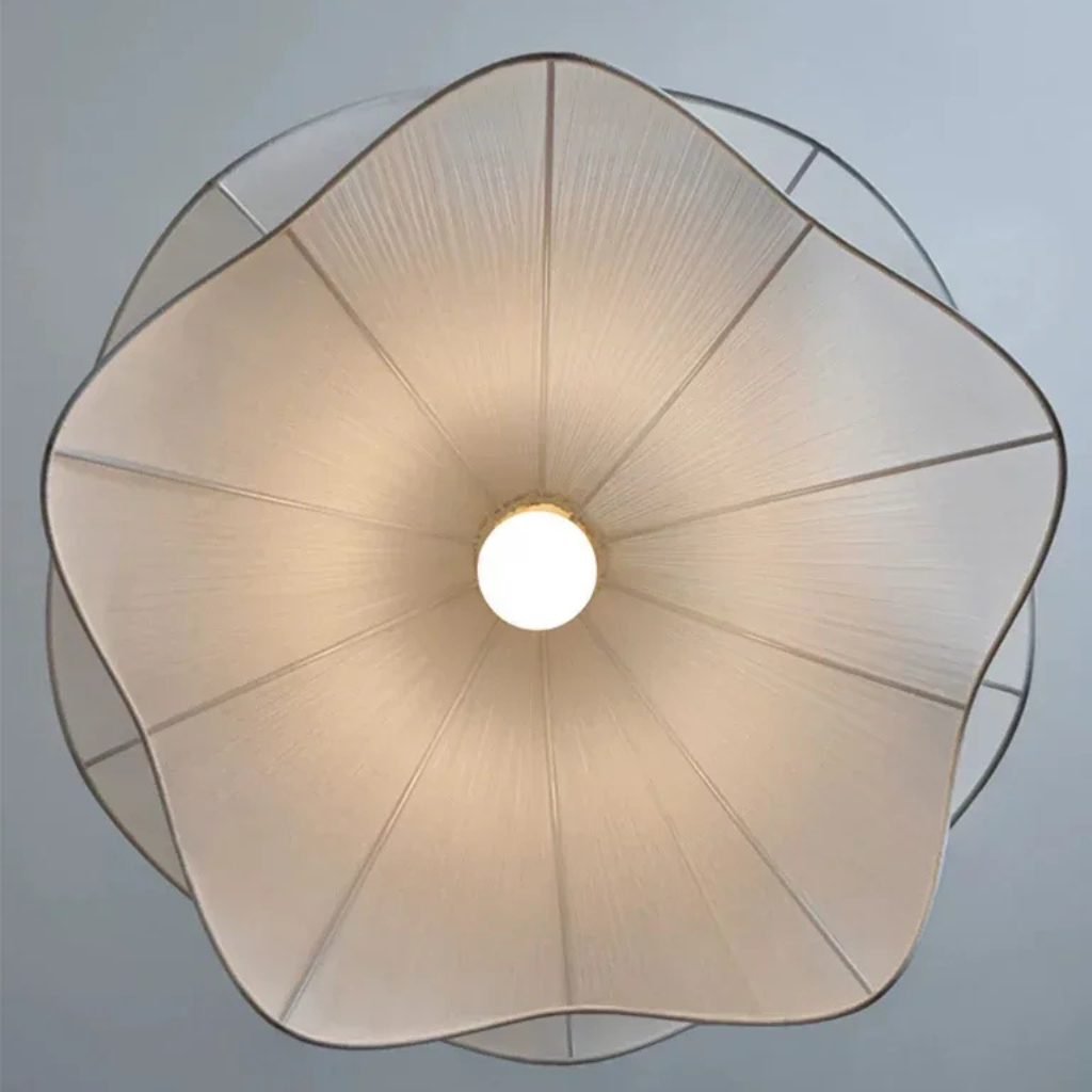 The Cremaire Nordic Fabric Pendant Light