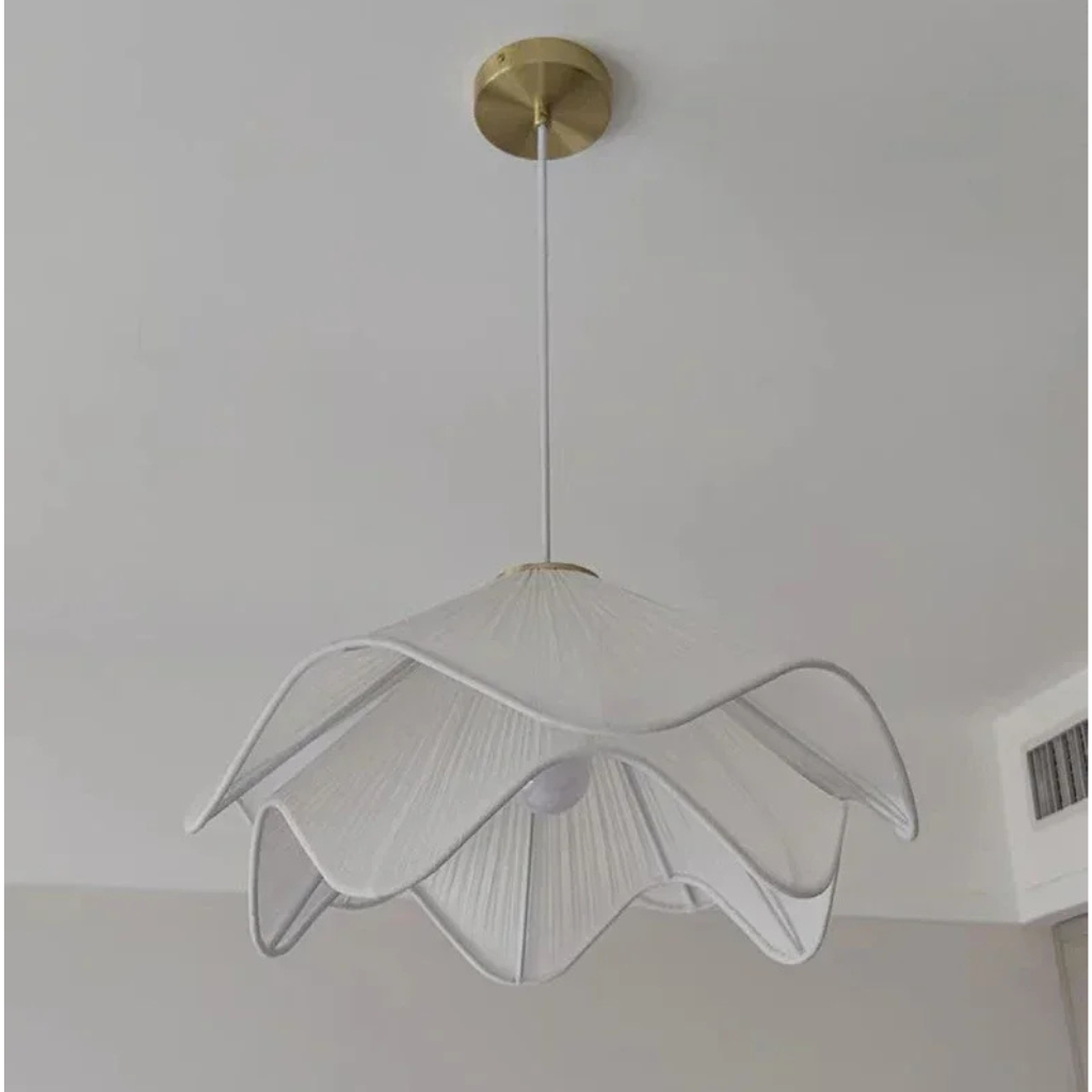 The Cremaire Nordic Fabric Pendant Light