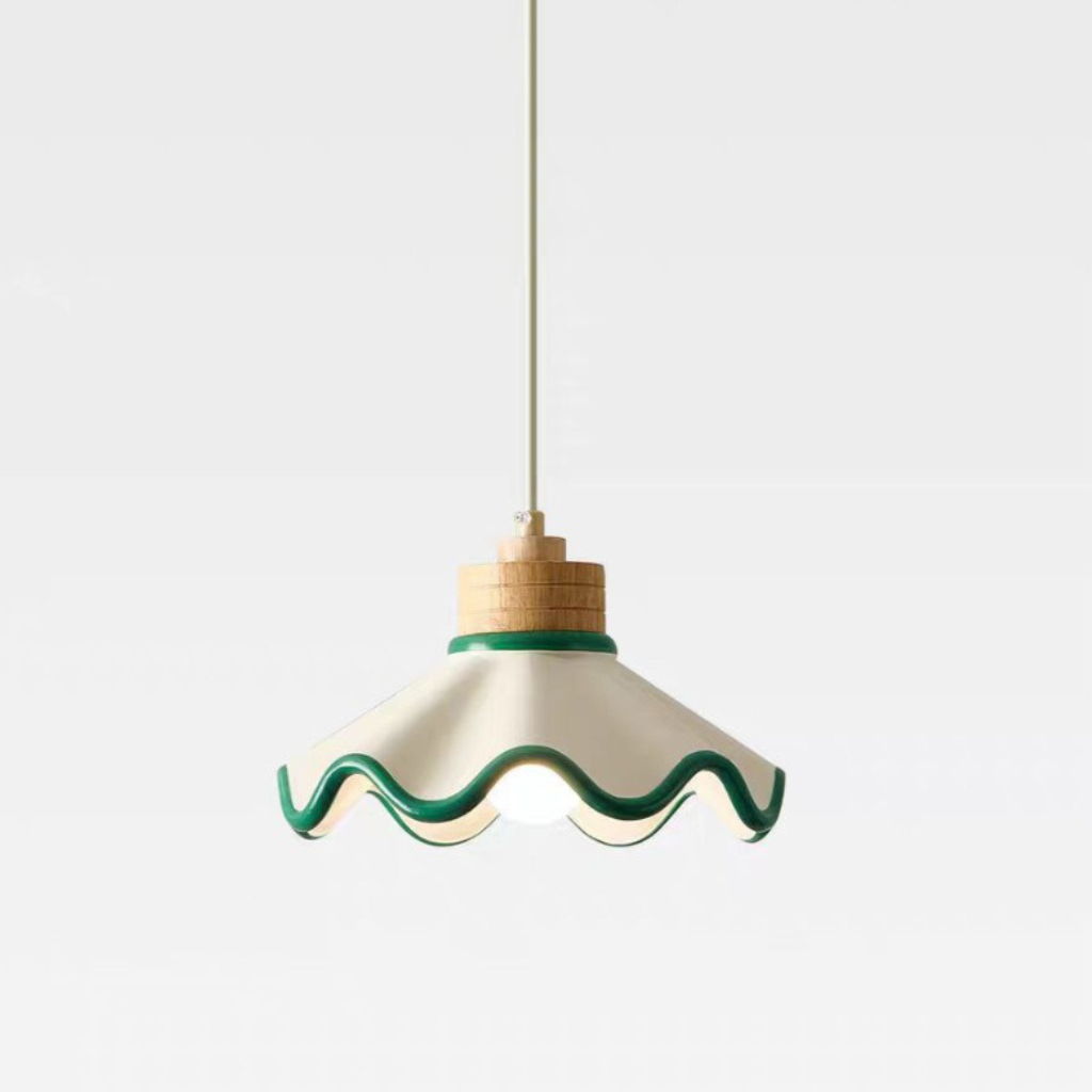 The Crémelle Retro French Cream Pendant Light