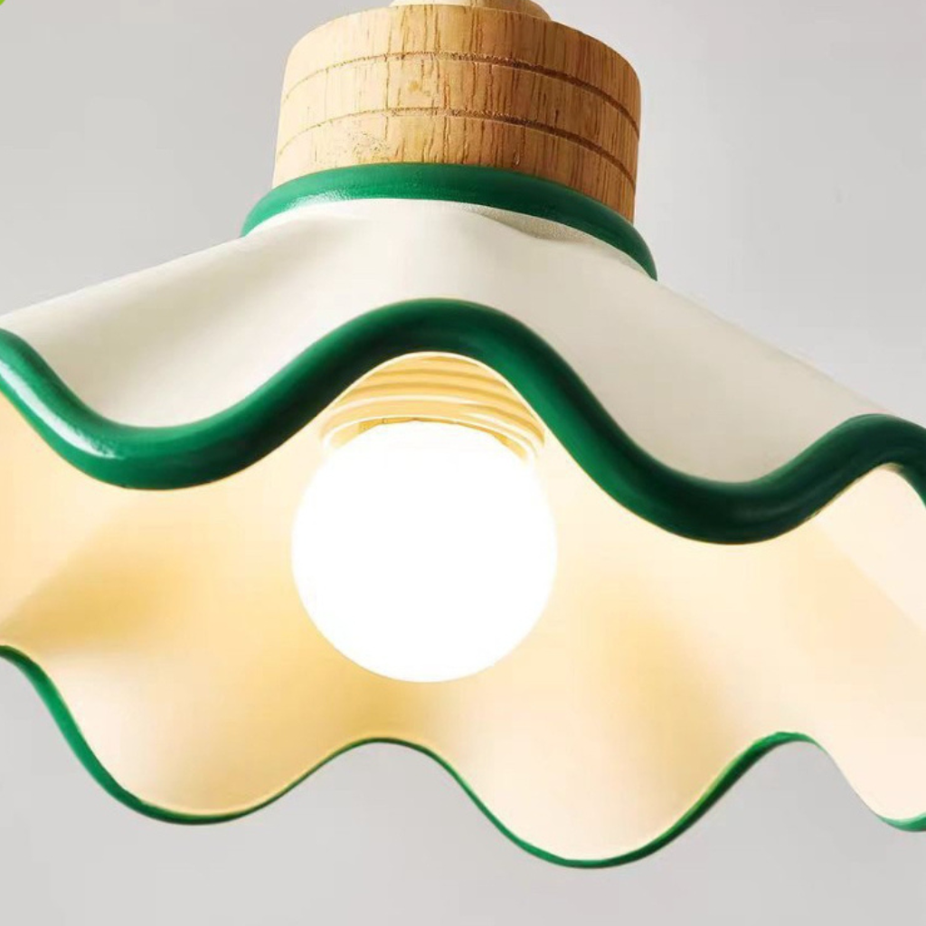 The Crémelle Retro French Cream Pendant Light