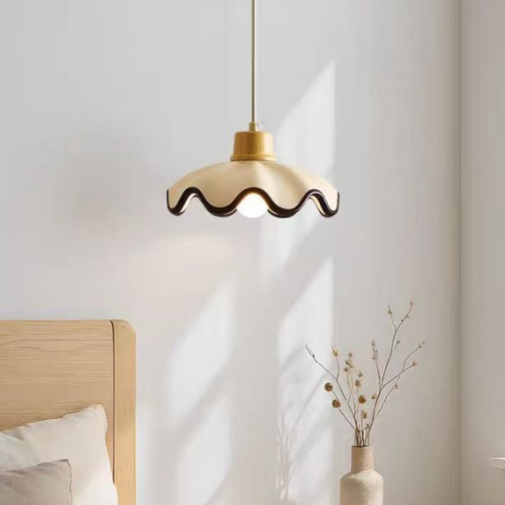 The Crémelle Retro French Cream Pendant Light