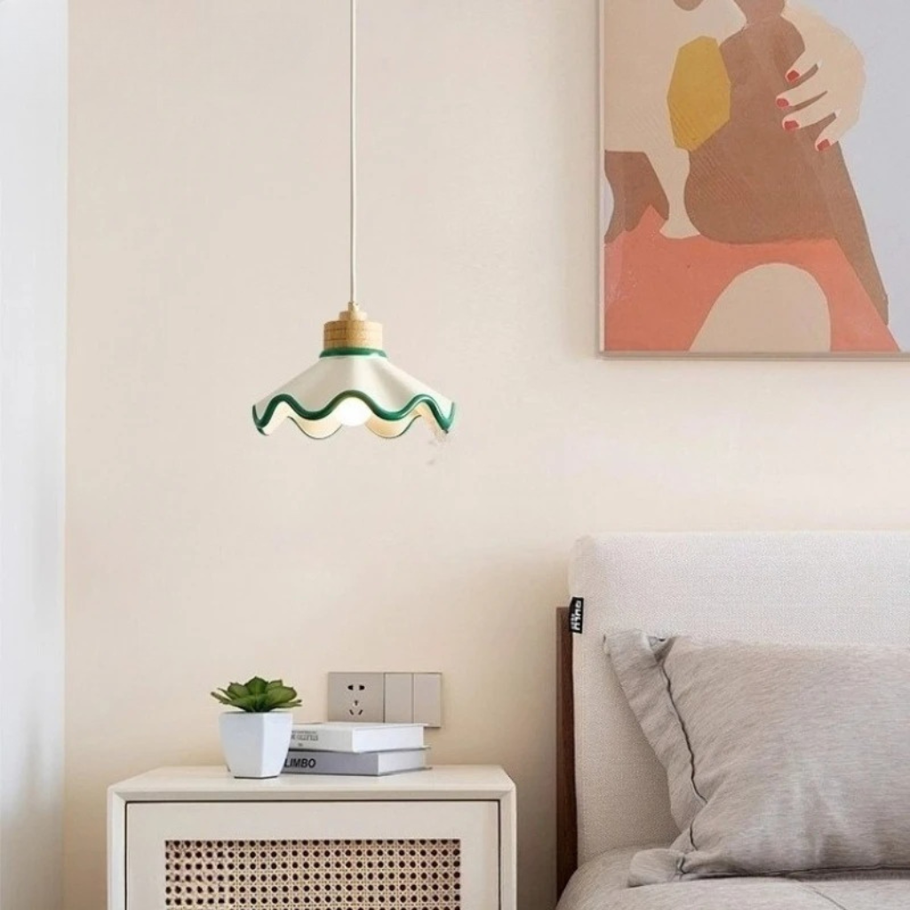 The Crémelle Retro French Cream Pendant Light