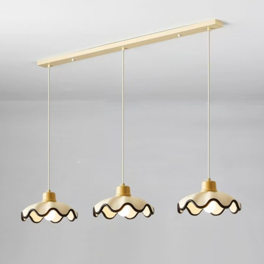 The Crémelle Retro French Cream Pendant Light