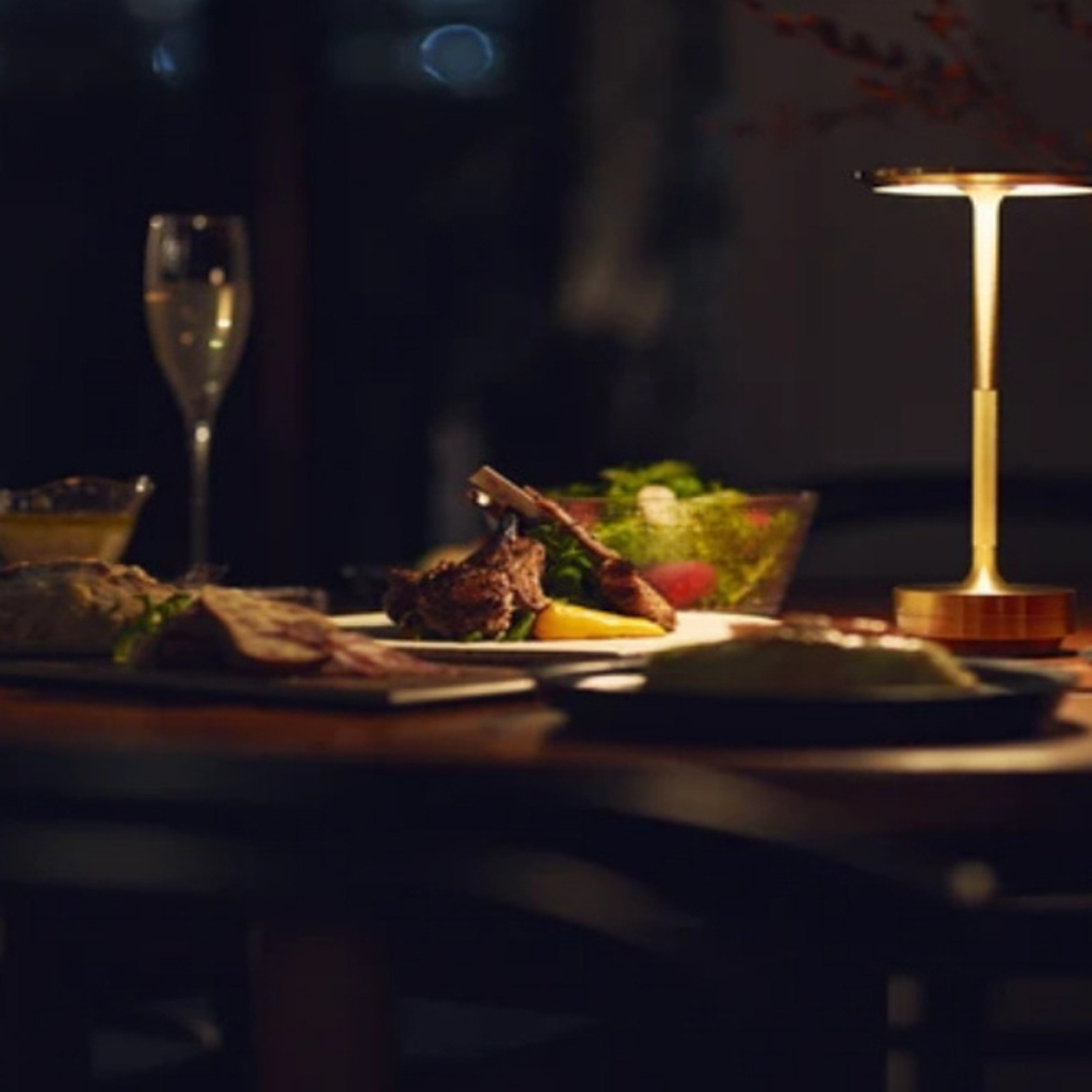 The Cresselle Nordic Rechargeable Touch LED Lamp