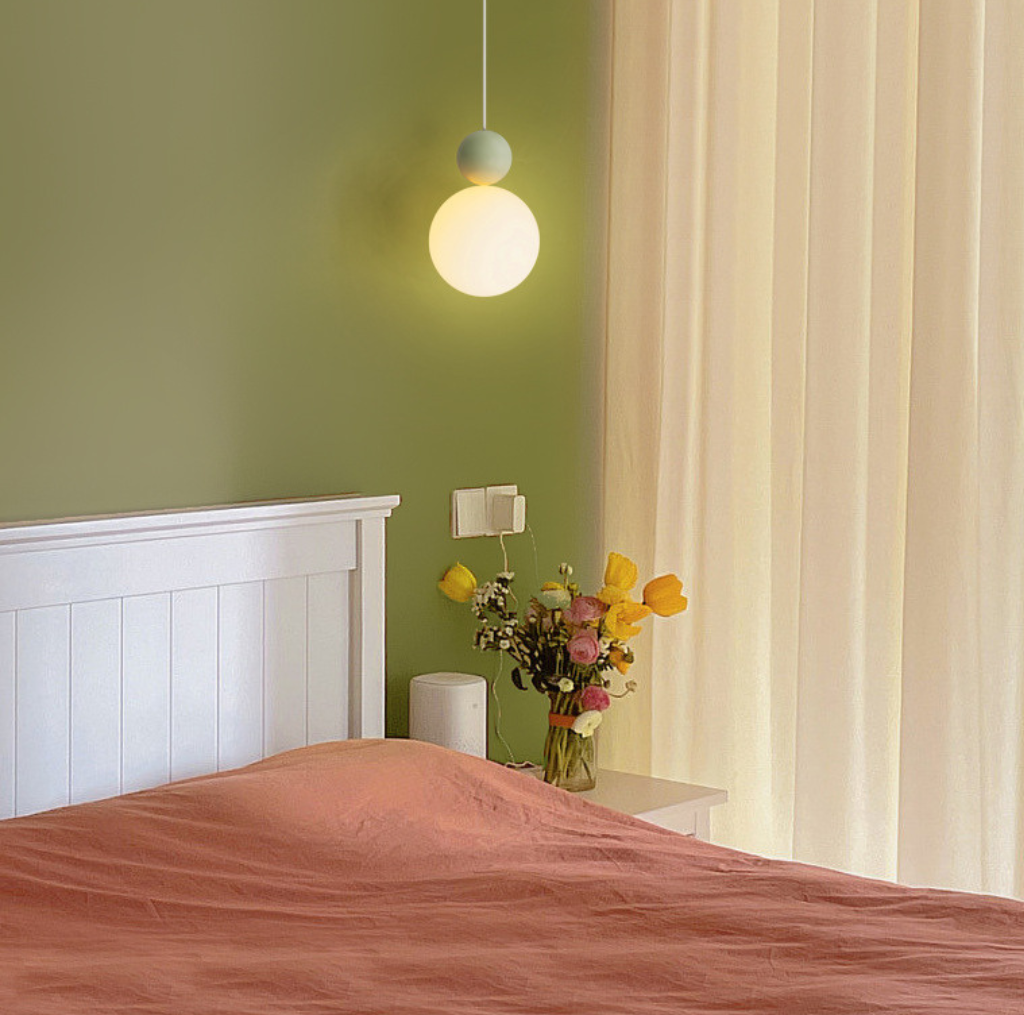 The Crevane Modern LED Bedside Pendant Light