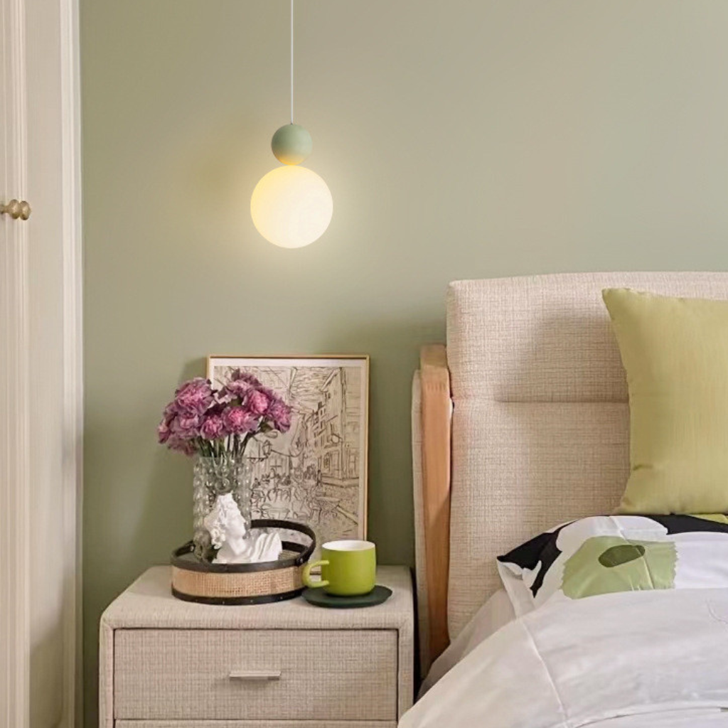 The Crevane Modern LED Bedside Pendant Light