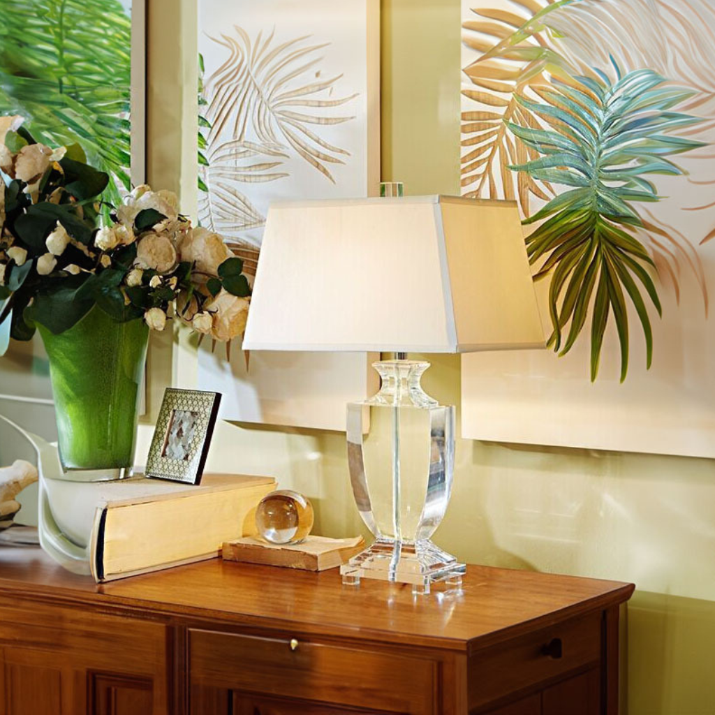 The Cristara Luxury Crystal Table Lamp