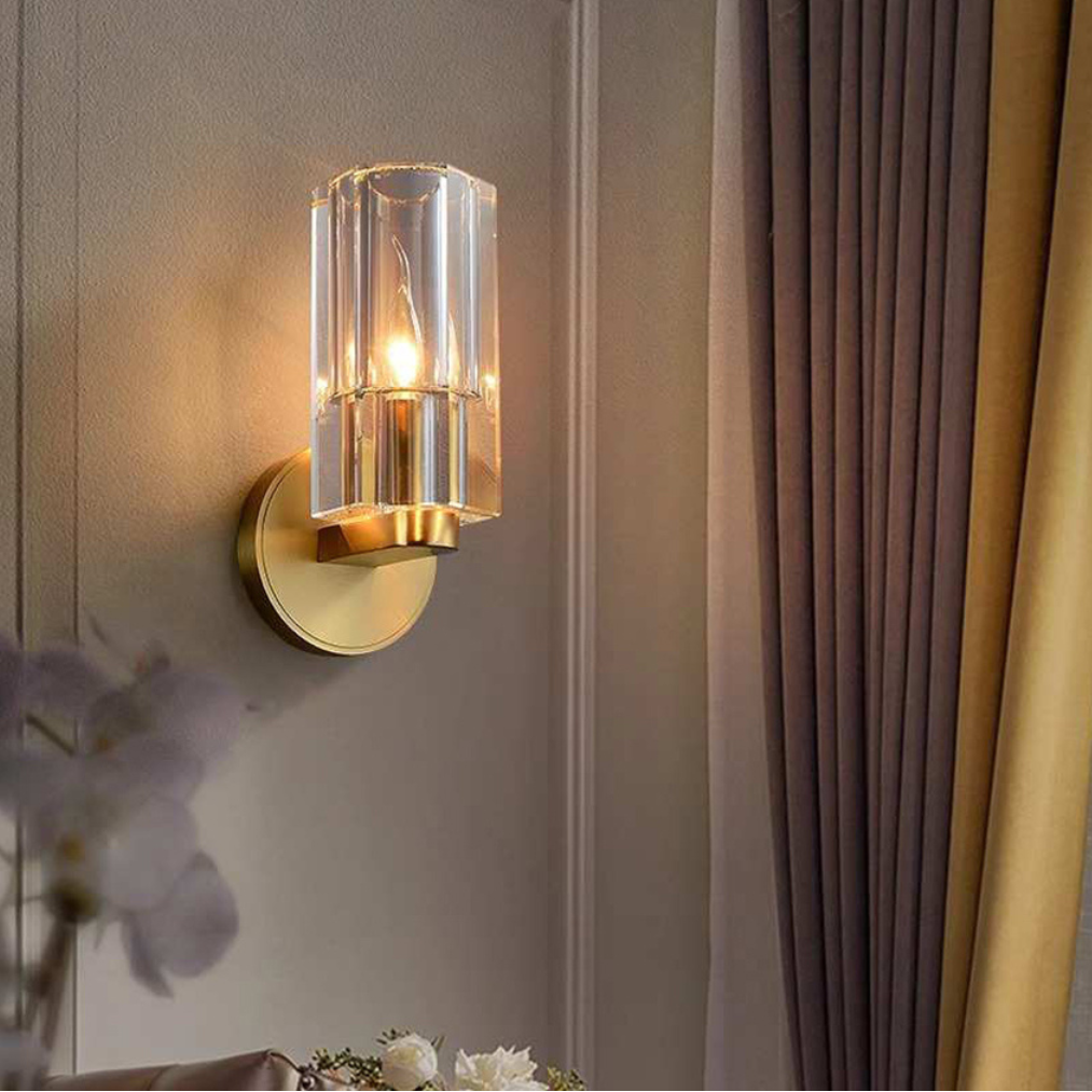 The Cryselle Luxury Crystal Wall Sconce Light