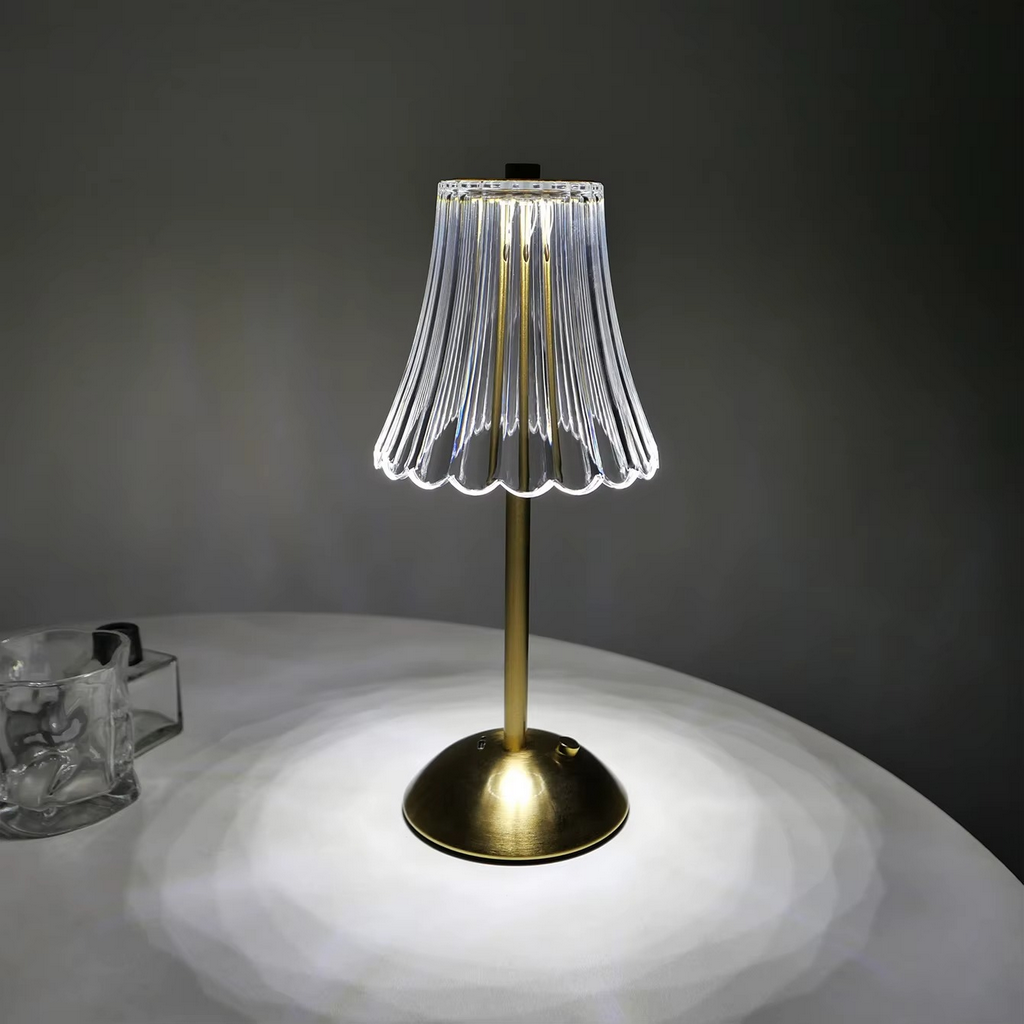 The Crystano Rechargeable Crystal Styled Touch Table Lamp