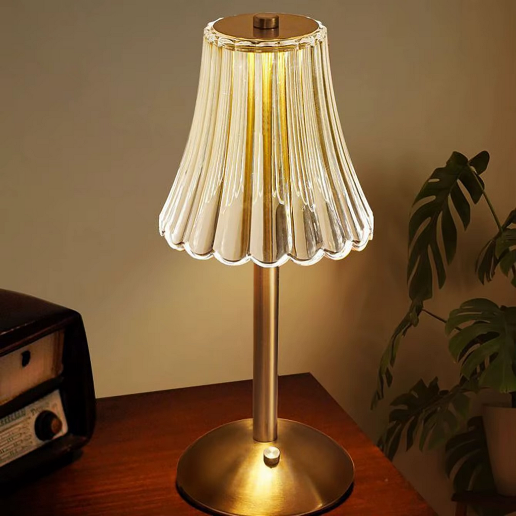 The Crystano Rechargeable Crystal Styled Touch Table Lamp