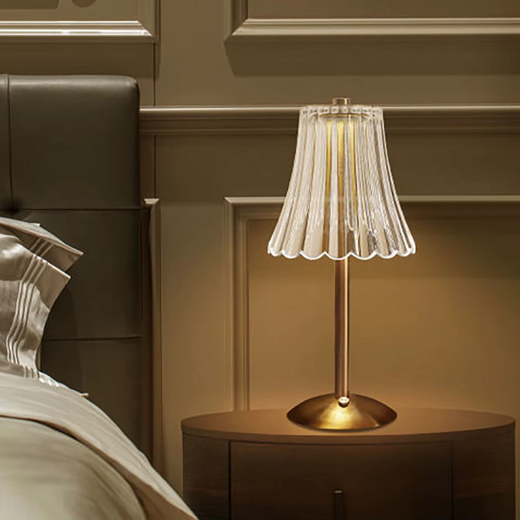 The Crystano Rechargeable Crystal Styled Touch Table Lamp