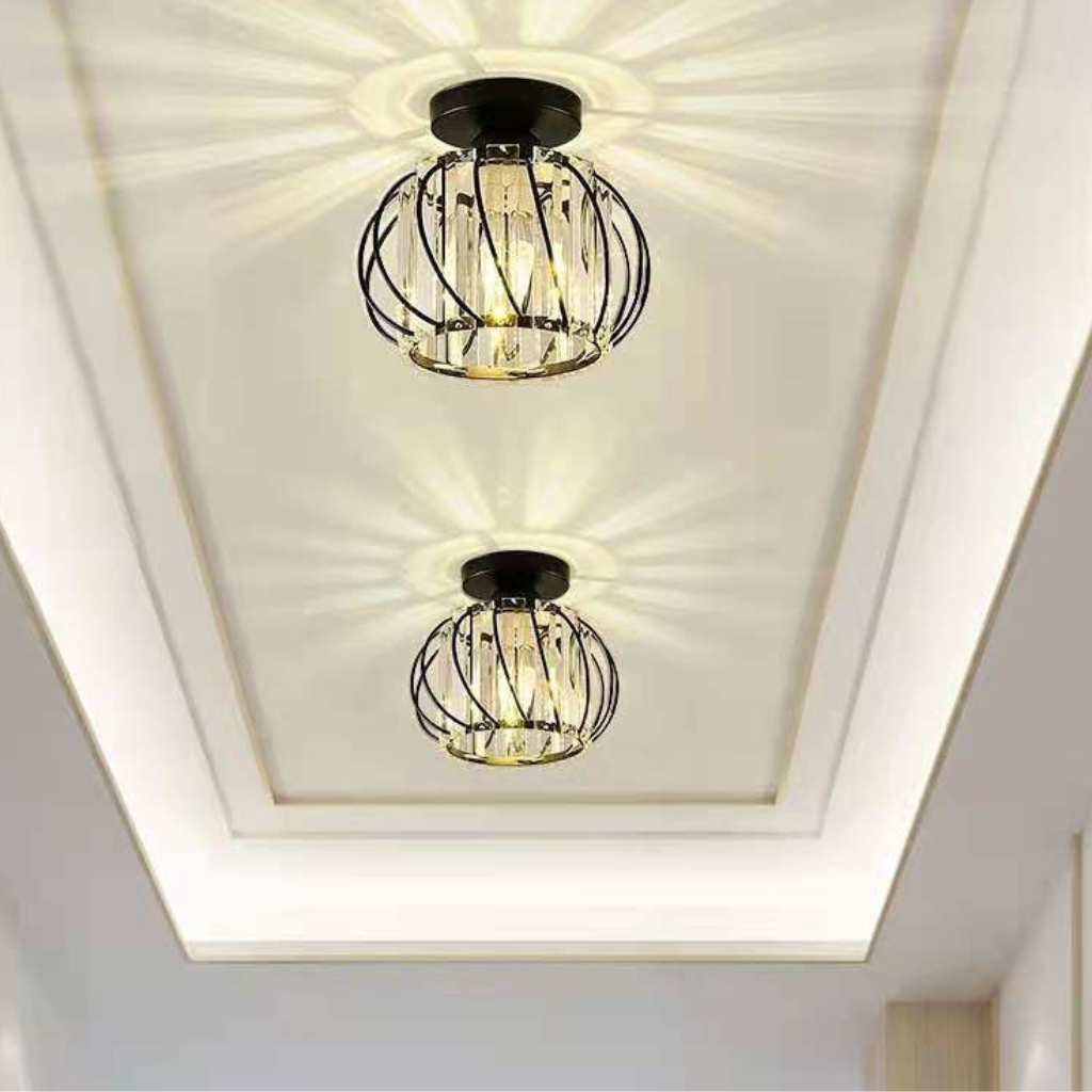 The Crystara LED Crystal Ceiling Light