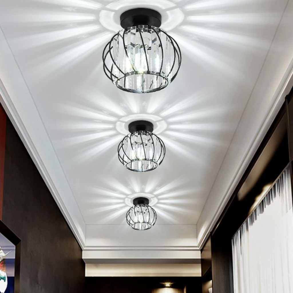 The Crystara LED Crystal Ceiling Light