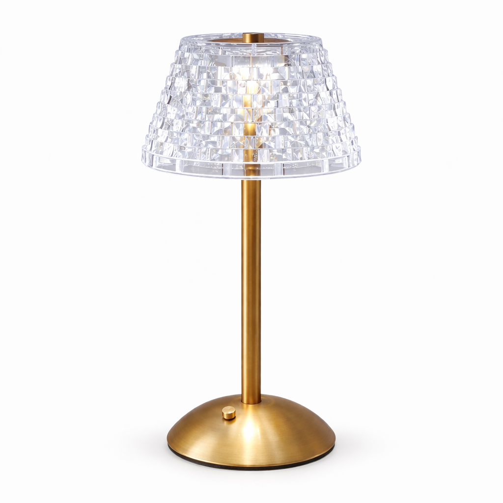 The Crystex Nordic Crystal Styled Table Lamp