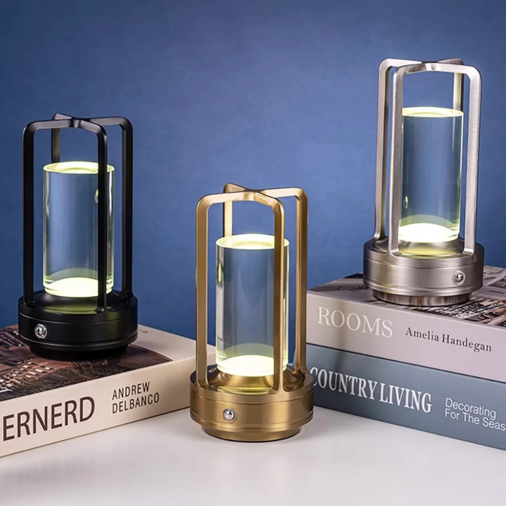 The Crystiva Rechargeable Touch LED Table Lamp