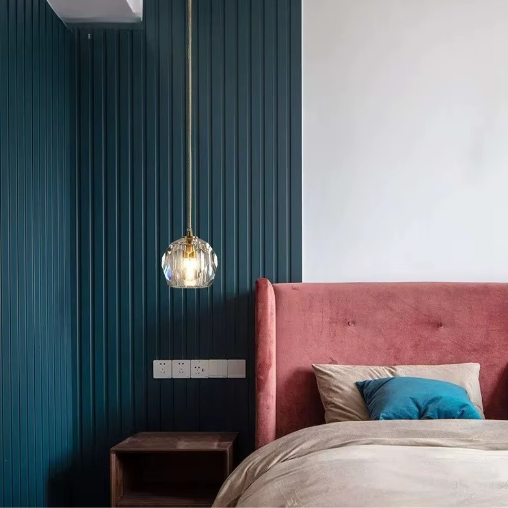 The Crystora Nordic Crystal Pendant Light