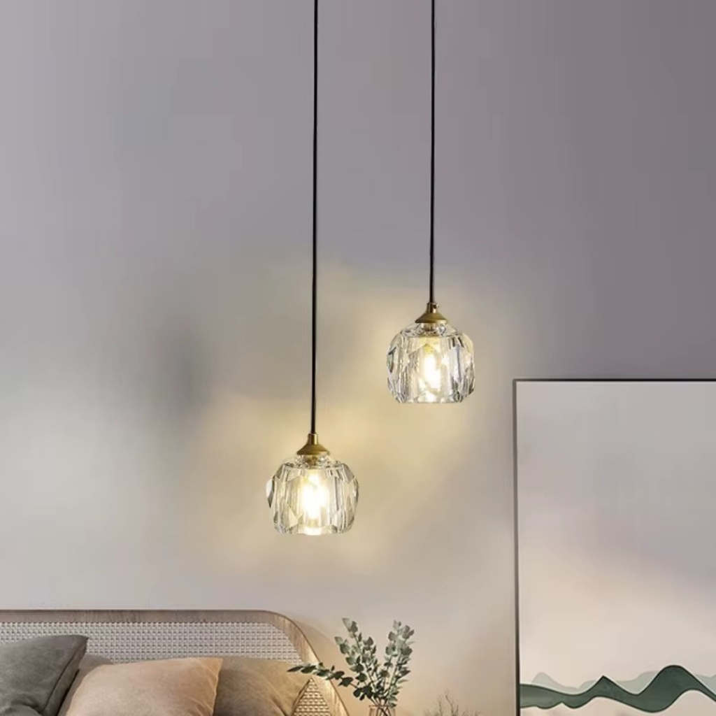 The Crystora Nordic Crystal Pendant Light